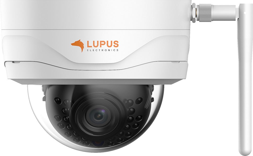 LUPUS-Electronics LUPUSNET HD - LE204 - Netzwerk-Überwachungskamera - Kuppel - Farbe (Tag&Nacht) - 3 MP - 2304 x 1296 - feste Brennweite - drahtlos - Wi-Fi - LAN 10/100 - MJPEG, H.264 - DC 12 V (10204)