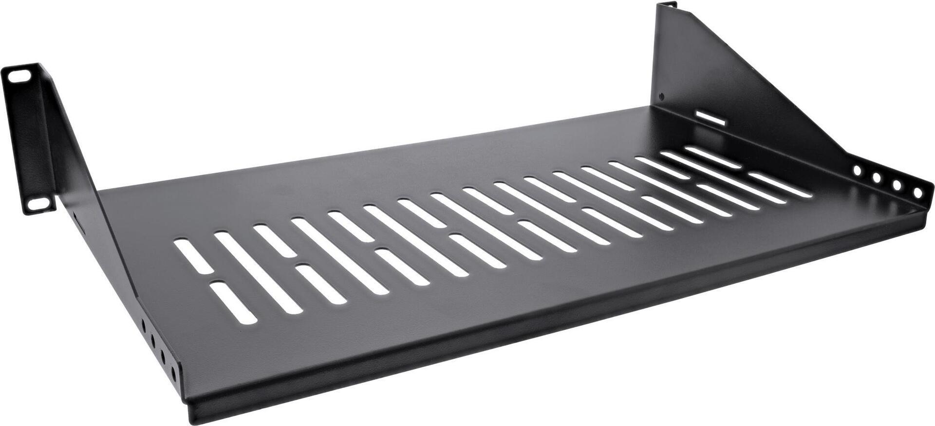 InLine Rack - Black, RAL 9005 - 2U - 48.3 cm (19") (19111J)