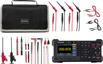 Voltcraft VC-7200BT Table Multimeter with MLSET-120 Test Leads VC-11015340+VC-18652750+VC-117