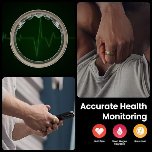 Amazfit Helio Ring No Smart ring activity tracker Titanium
