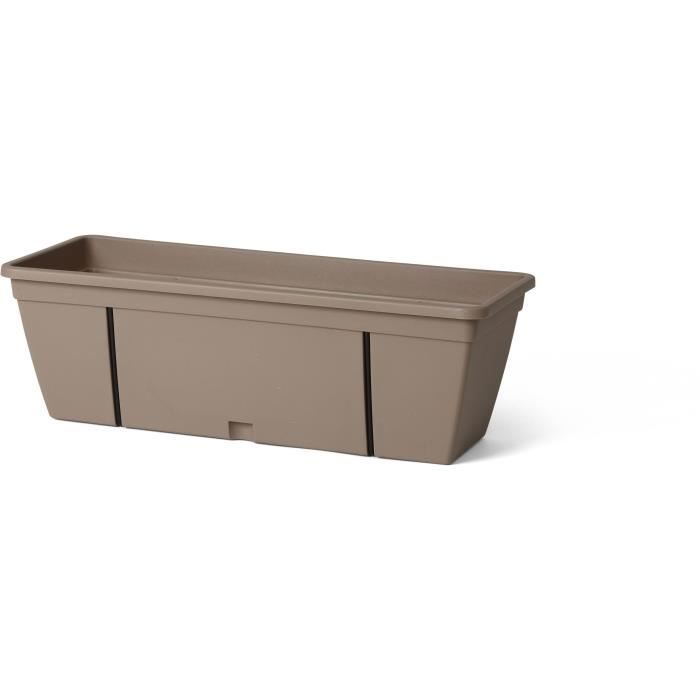 GARDEN ID Smart Planter Kit with Metal Hook - 50 cm - Taupe - Water Reservoir