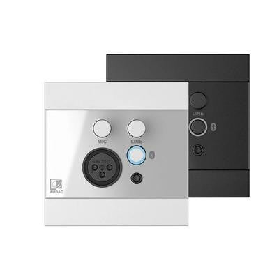 AUDAC WP225/B Wall Panel XLR Mic + 3.5 mm Jack Bluetooth