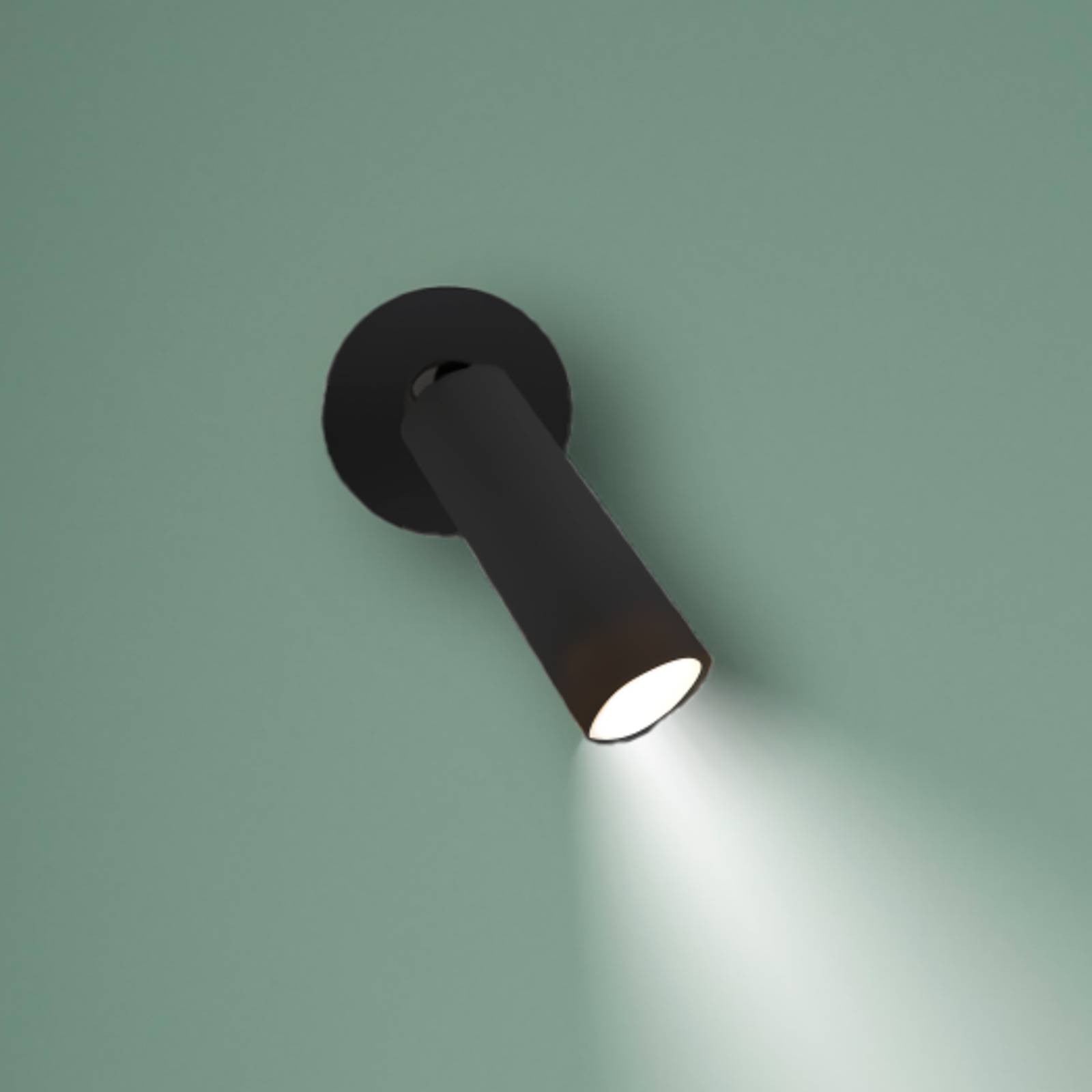NewGarden ROLL 4 LED Rechargeable Wall Light - Black - USB-C Charging - Model LUMROL040NXWLNW