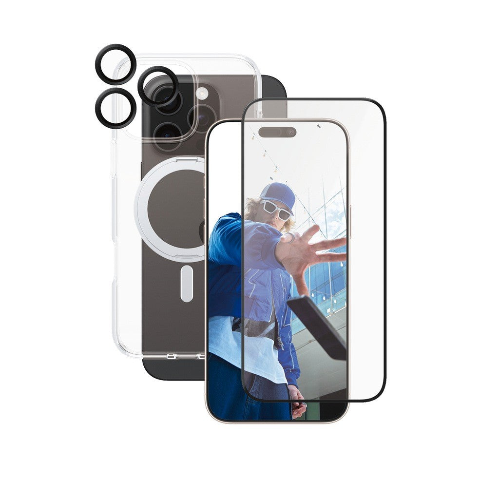 PanzerGlass CARE by PG3-in-1 Ceramic iPhone16P 6.9 B1328+2856+1282