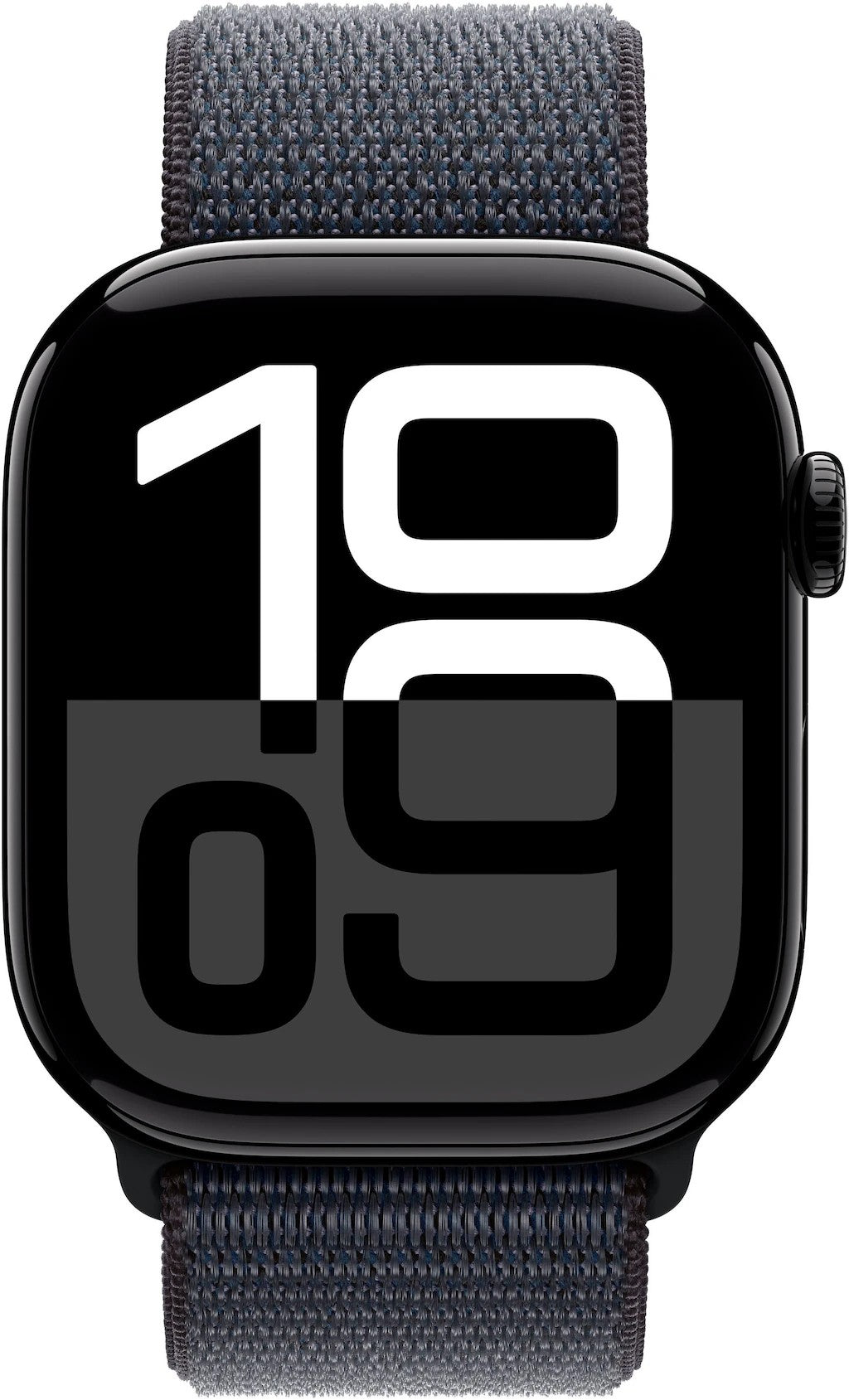 Apple Watch Series 10 GPS + Cellular 46 mm - Jet Black Aluminium Case with Ink Sport Band (MWY53QF/A)