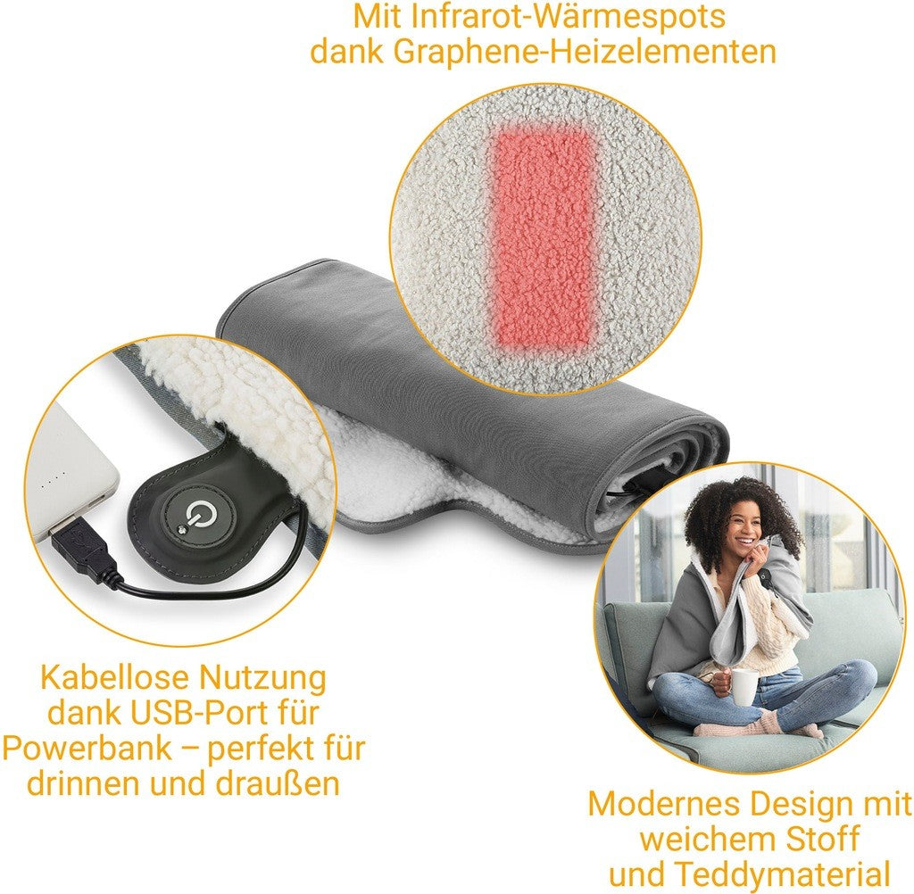 Medisana OL 800 - Outdoor Heated Blanket - Grey (60281)