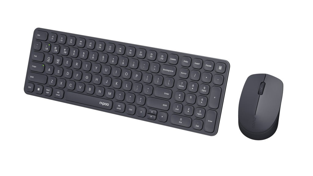 Rapoo 9310 M Multi-Mode Wireless Desktop Set Black
