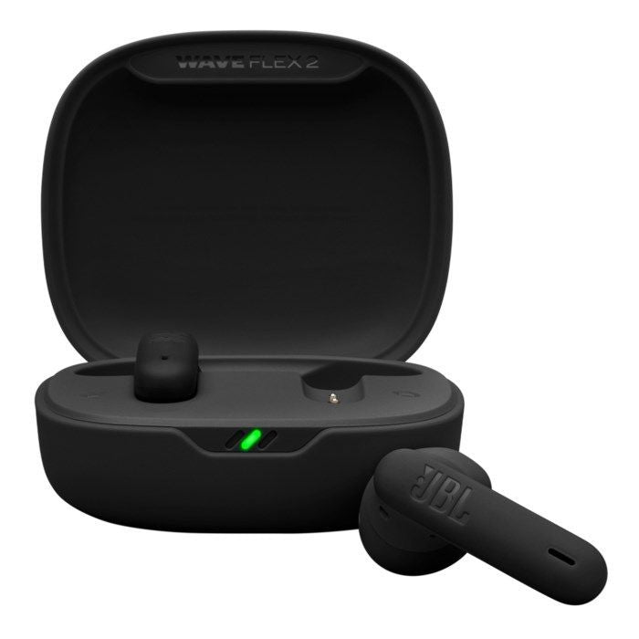 JBL Wave Flex 2 Wireless Bluetooth In-Ear Headphones Black (JBLWFLEX2BLK)