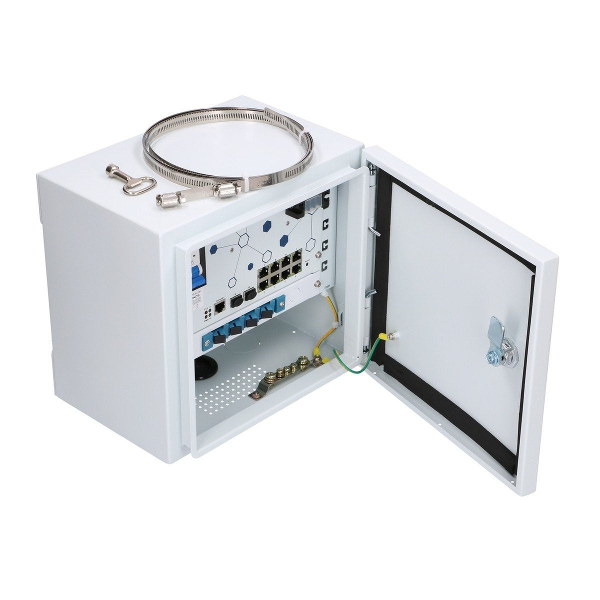 Extralink Outdoor PoE Switch Minos - 8x RJ45, 1000 Mbps