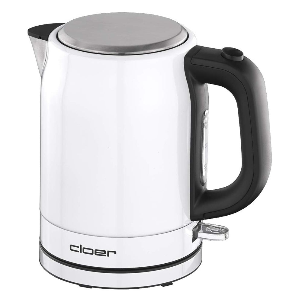 Cloer 4511 - 1 L Electric Kettle - 2200 W - White - Stainless Steel
