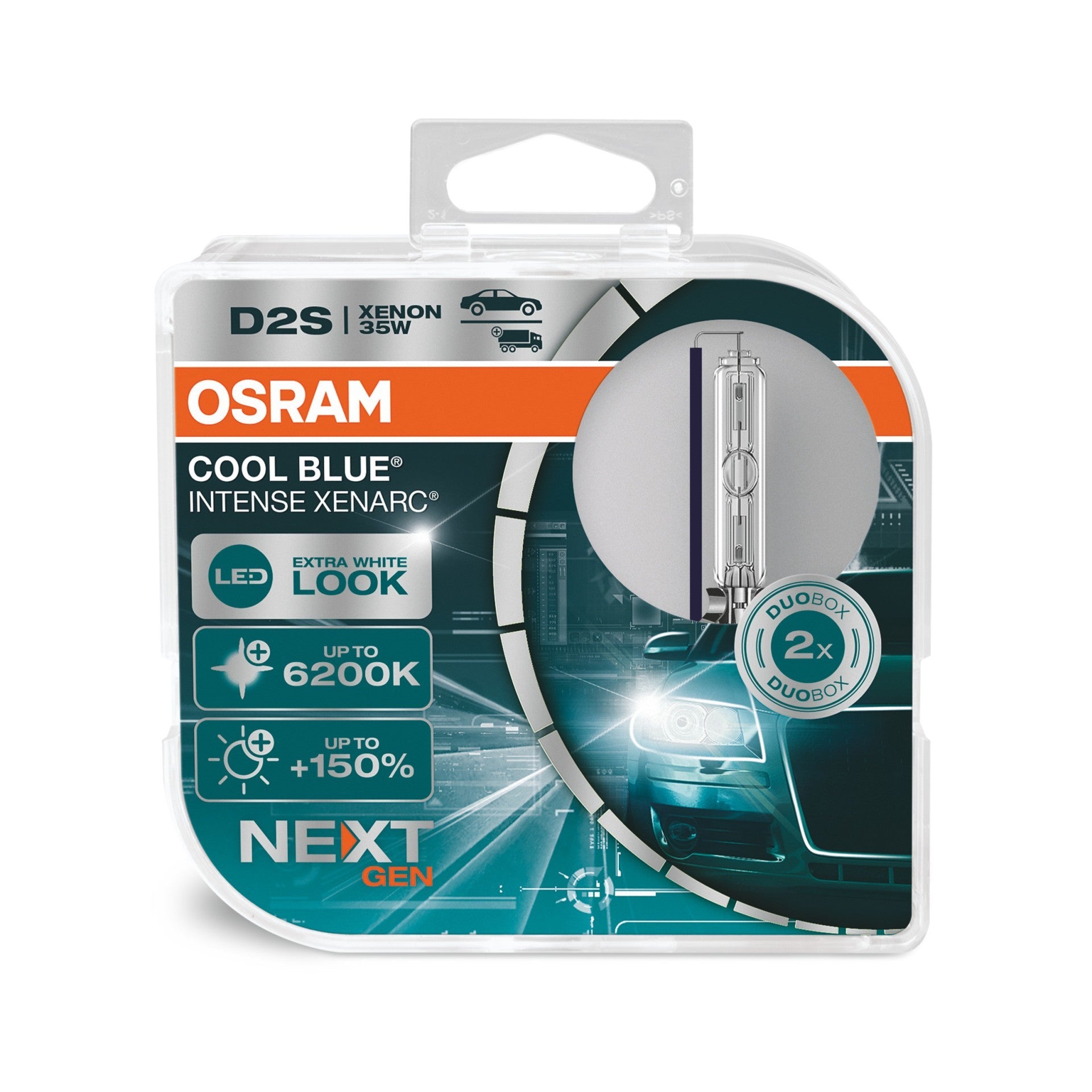 Bulb (Set of 2pcs.) D2S 85V 35W Cool Blue NextGen