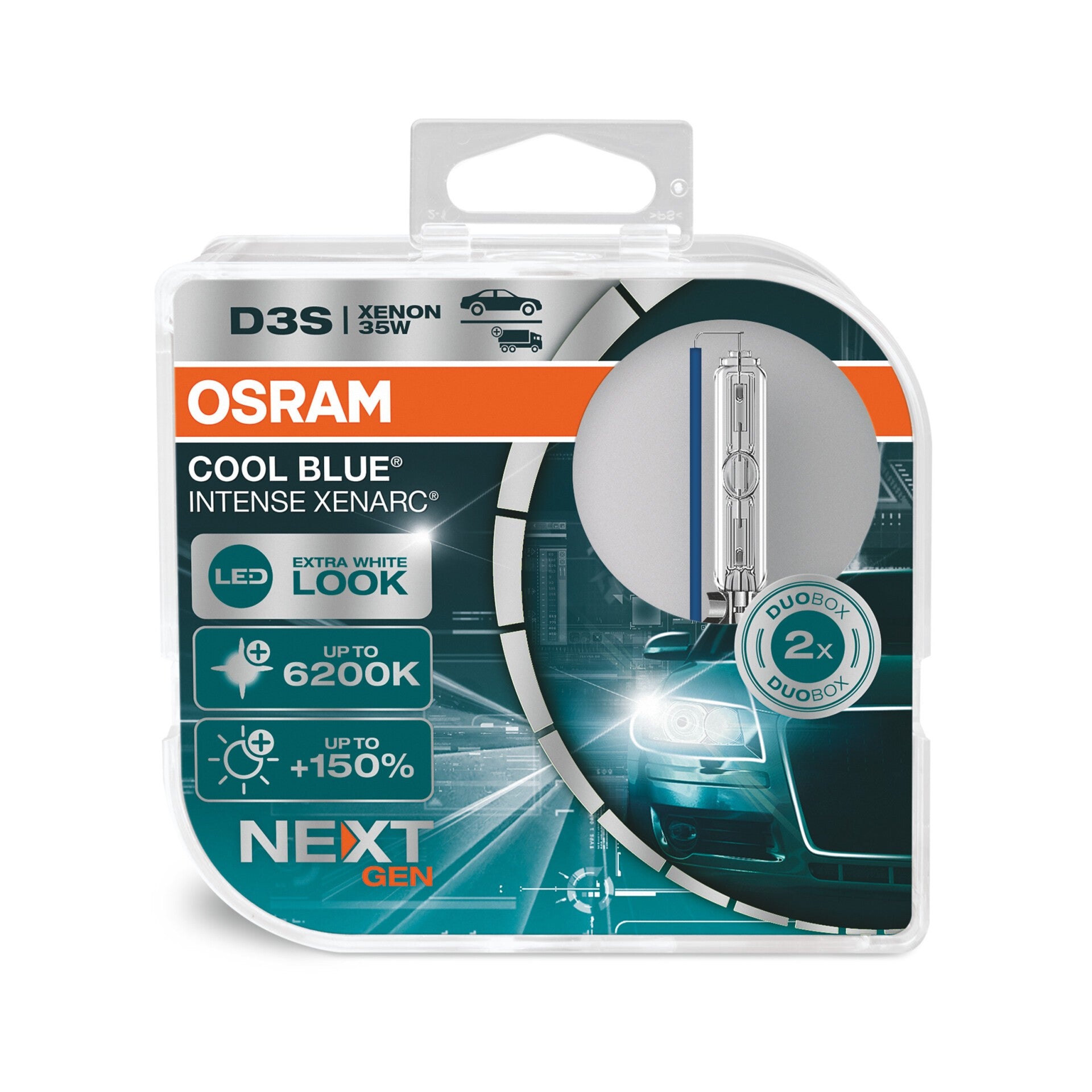 Bulb (Set of 2) D3S 42V 35W PK32D-5 Cool Blue Intense NextGen 6200K