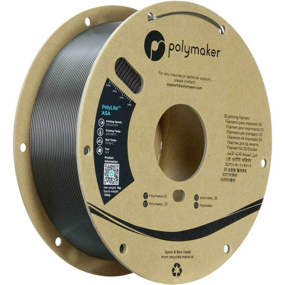 Polymaker PF01046 Dark Gray Green ASA Filament Weather-resistant Heat-resistant