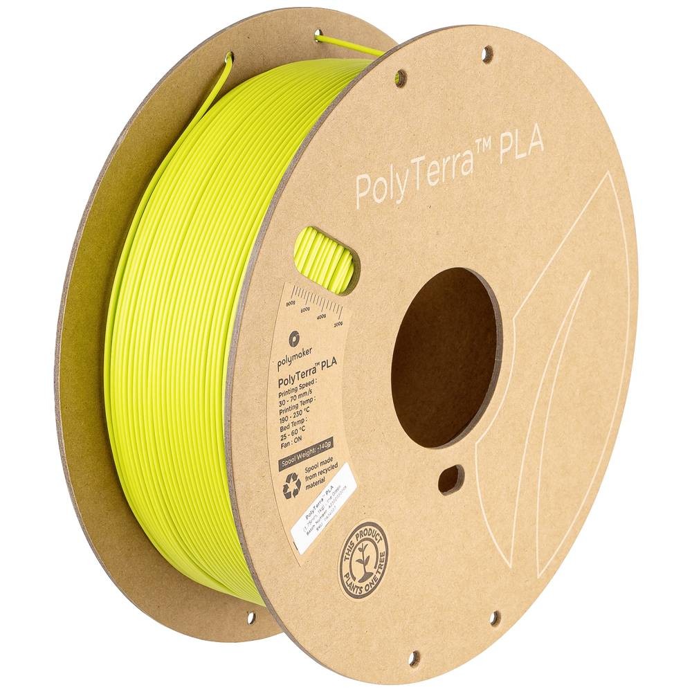 Polymaker PA04027 Regular Filament PLA geringerer Kunststoffgehalt Matt 1.75 mm 1000 g (PA04027)