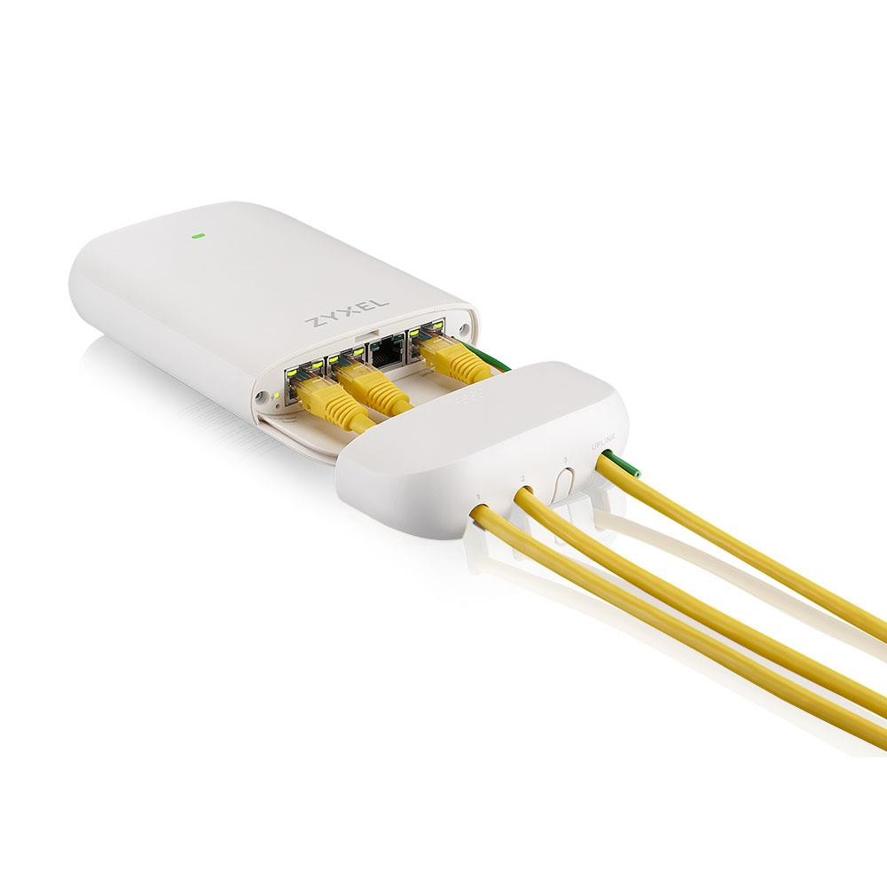 Zyxel PoE 12 - Power Injector - 45 Watt - Ausgangsanschlüsse: 4 (POE12-3PD-ZZ0101F)