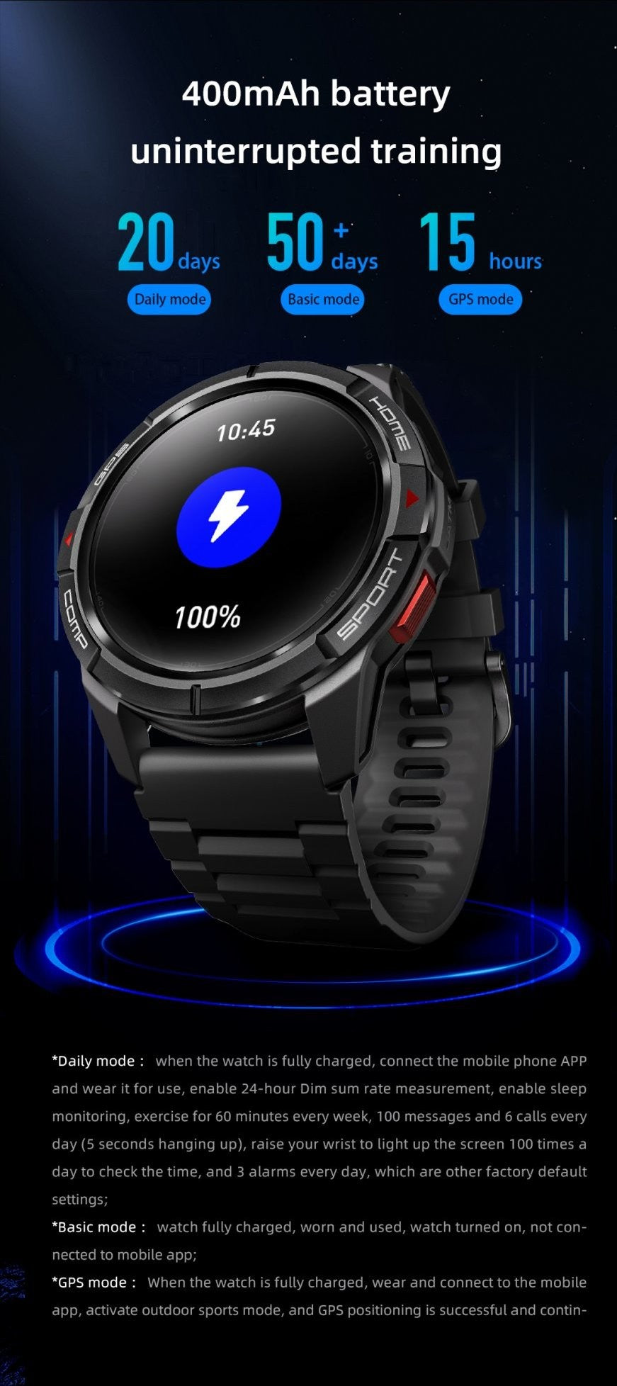 Mibro GS Active Smartwatch Black 360x360 AMOLED