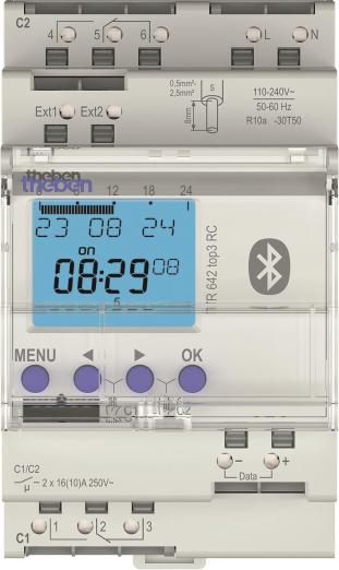 Theben TR642top3 BLE RC Digital Astro Timer 2K 3TE 6420330