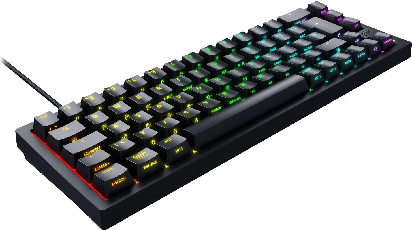 CHERRY XTRFY TAS K5V2 Corded US-Layout Black MX Red (CX-K5V2-RGB-CPT-BLACK-R-US)