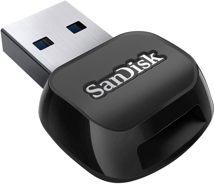 SanDisk QuickFlow - Card Reader - USB 3.2 Gen 1 - for microSD, microSDHC, microSDXC (SDDR-B731-GN6NN)