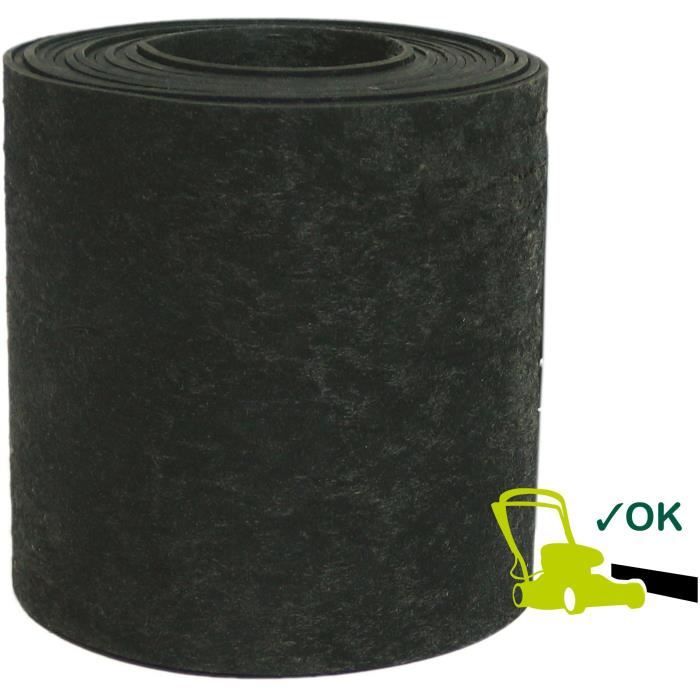 GARDEN ID Eco Border - Recycled Rubber Garden Edging - 5 m H20 cm - Flexible and Durable