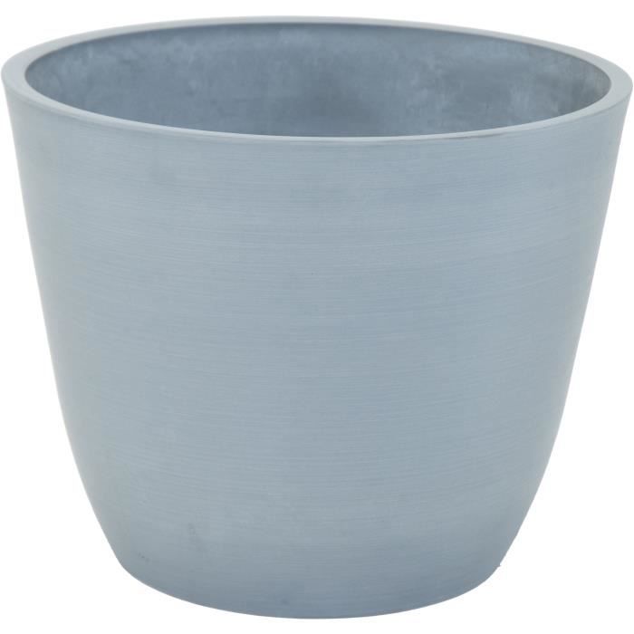 MEGA COLLECTIONS Flowerpot - Ecostone Egg - Ø 41 cm - H 33 cm - Grey