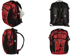 Herlitz Ultimate Graffiti Sports Backpack Black, Red | Model: 50043040
