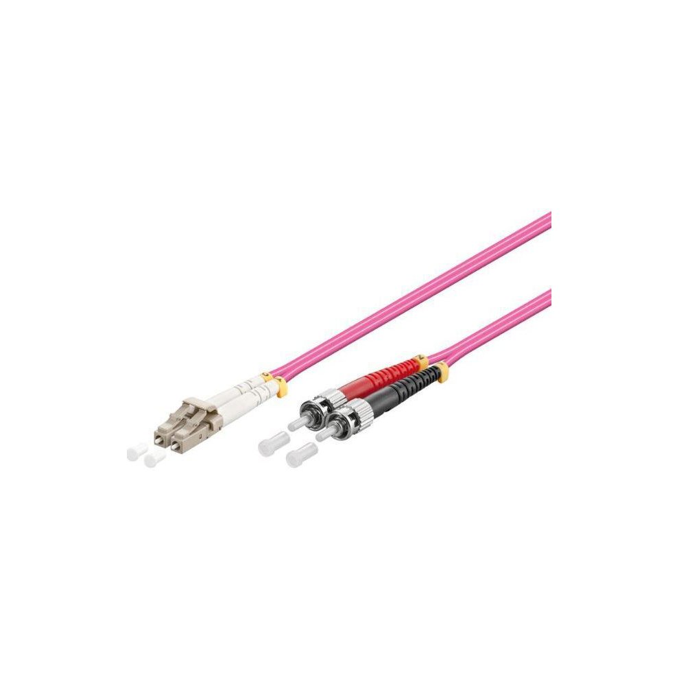 OM4 Patch Cable - 50/125 Multimode Fiber - High Speed Network Connection OM4-Patchkabel 10/40/100-Gigabit-Ethernet OM4-Multimode-Glasfaserkabel 10G/40