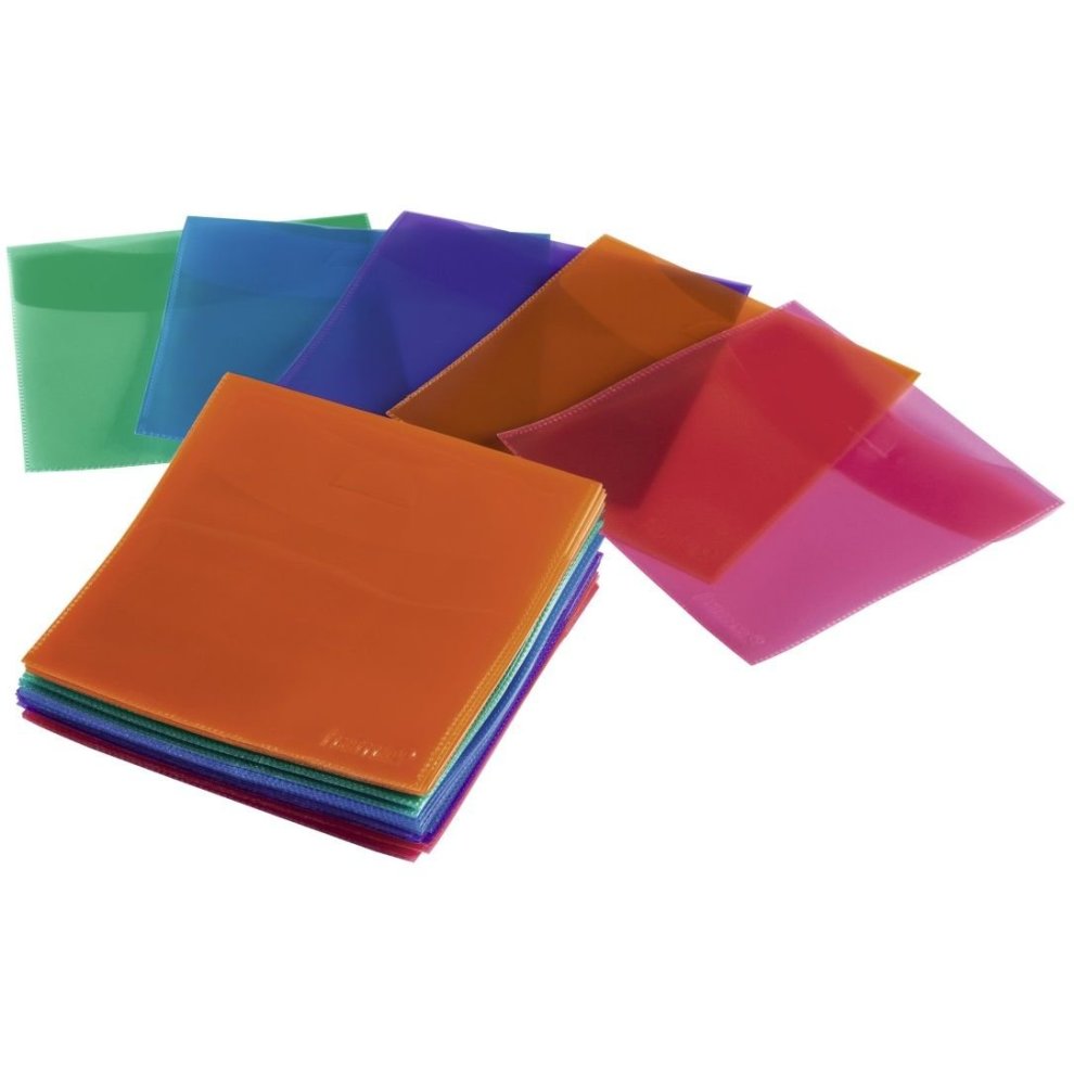 Hama - CD/DVD Case - Assorted Colors (Pack of 100) (00051068)