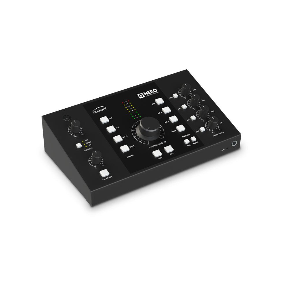 Audient Nero Desktop Monitor Controller (Obsidian Black) & Knox Gear TX-100 Headphones