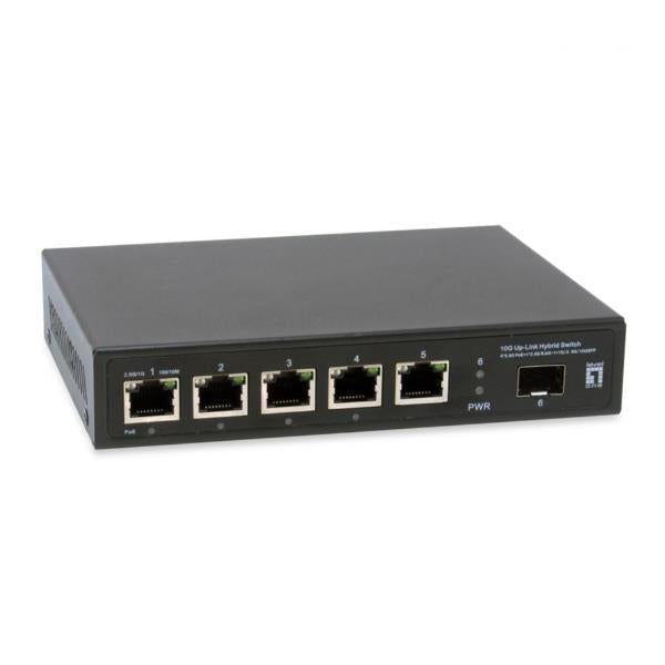 LevelOne Switch 6x GE GEP-0625 2.5GbE 57W 8xPoE+