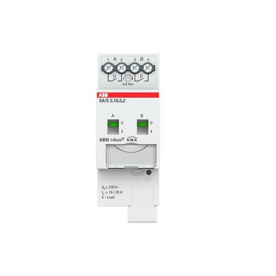 ABB Stotz S&J Switching Actuator 2-Channel 16A C-Load SA/S2.16.5.2 2CDG110265R0011 2fach