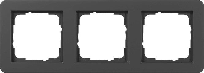 GIRA Cover Frame - 0213153 - 3f E1 - Black Matt