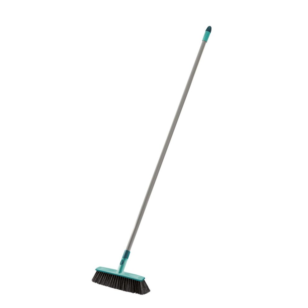 LEIFHEIT 45032 Besen Indoor Weiche Borste Kunststoff black - Türkis (450326)