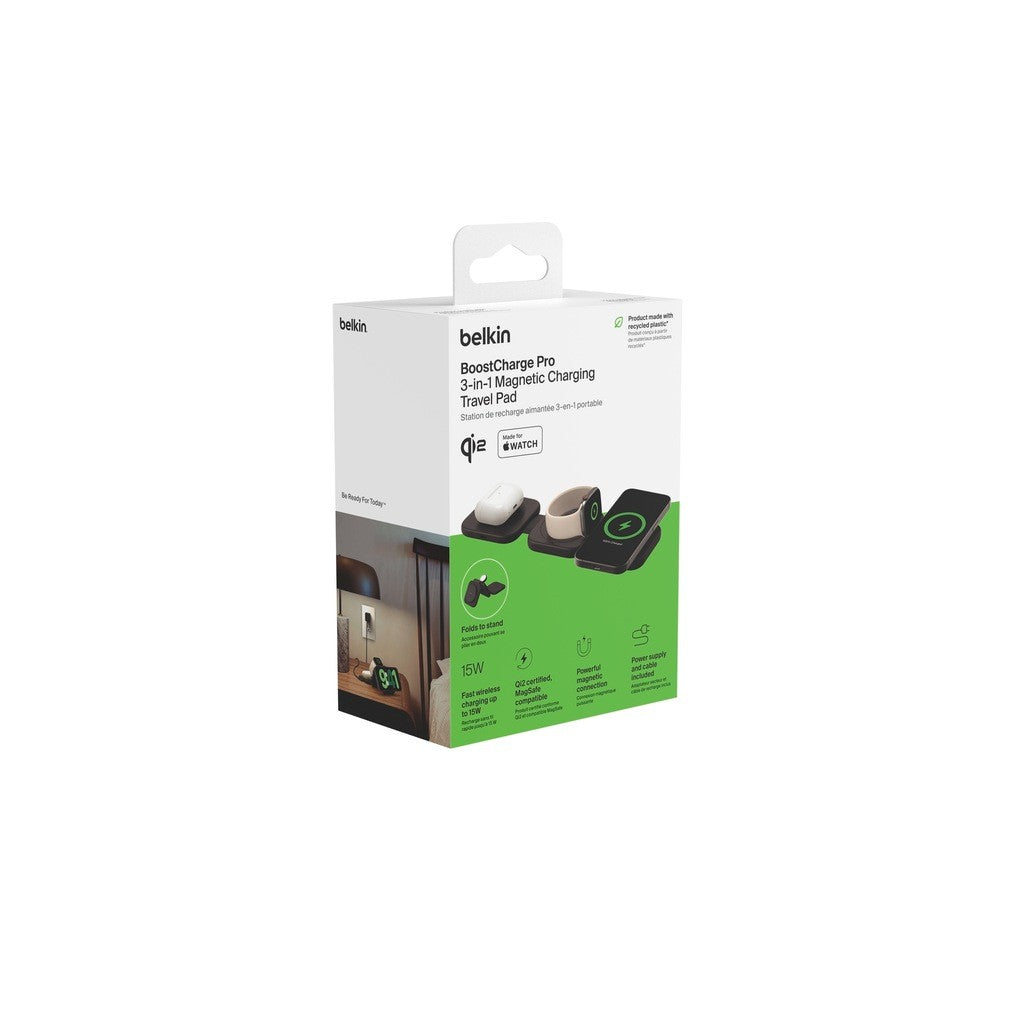 Belkin BOOST CHARGE PRO QI2 3IN1 (WIZ024VFBK)