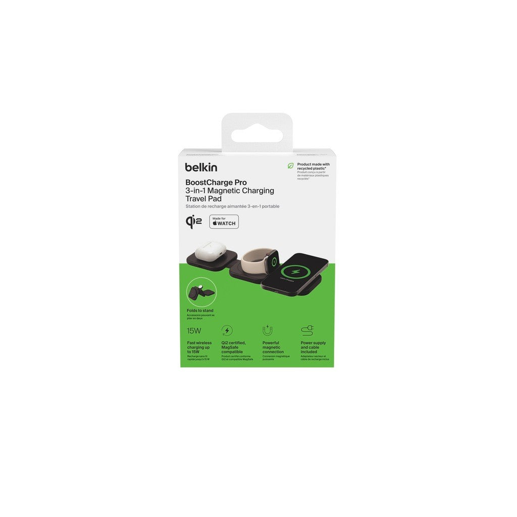 Belkin BOOST CHARGE PRO QI2 3IN1 (WIZ024VFBK)