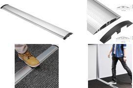 LogiLink Cable Bridge, Aluminum & ABS, 1.104 mm, Silver, Self-Adhesive (KAB0120)