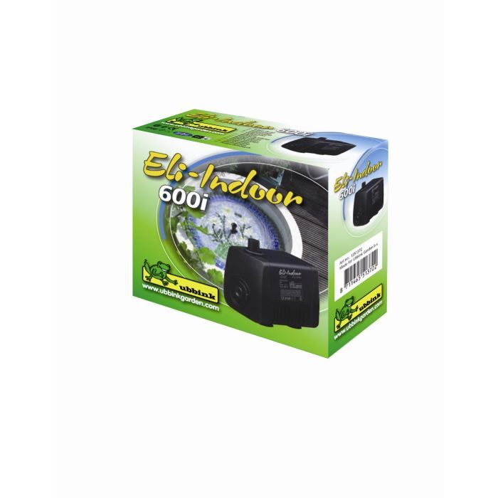 Ubbink Eli-Indoor 600i Pond Pump 500 l/h for Fountains and Water Features 500l/h