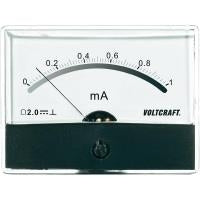 Voltcraft AM-86X65/1MA Panel Mount Meter, 1mA, Moving Coil, MPN: AM-86X65/1MA