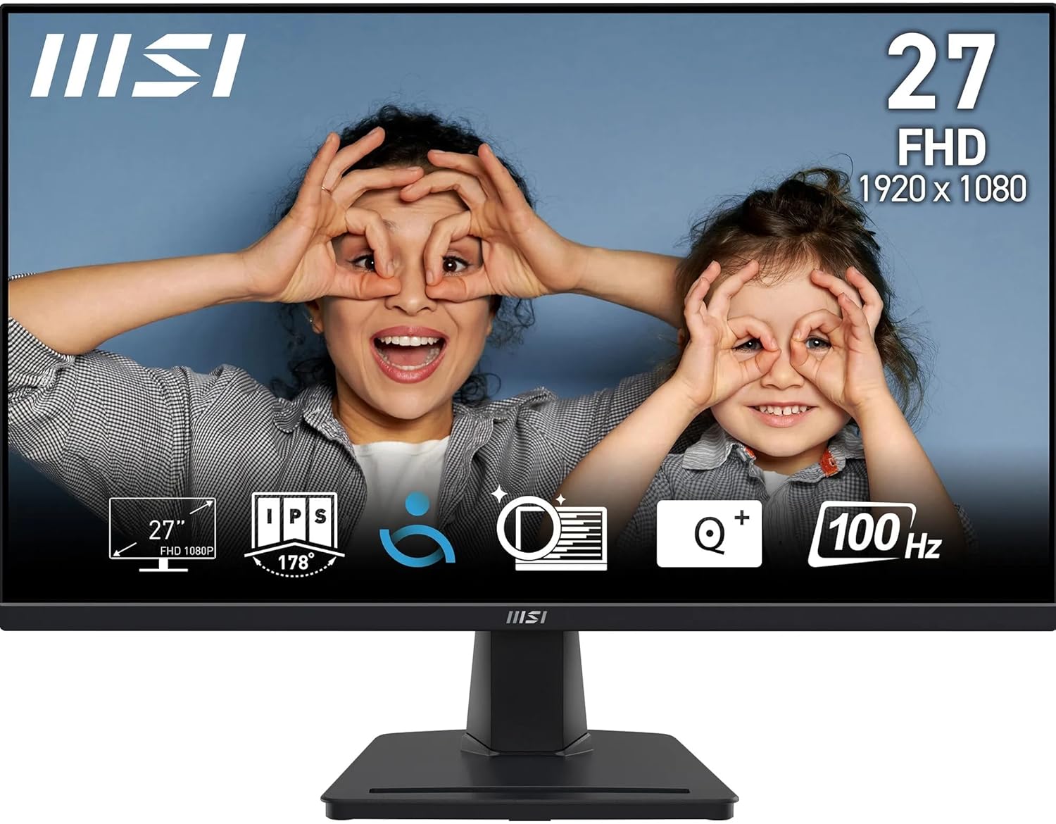 MSI PRO MP275PGDE E14 27" Monitor - 1920 x 1080 IPS, 100 Hz, HDMI, D-Sub - 9S6-3PE49M-002 1.4b