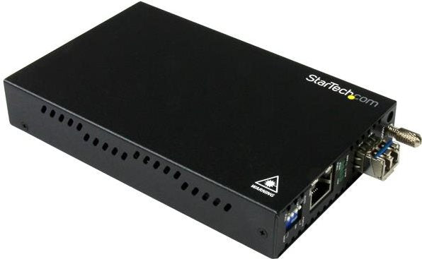 Startech.com Gigabit Ethernet Copper-to-Fiber Media Converter (ET91000SM10) 100Base-LX 1000Base-T RJ-45