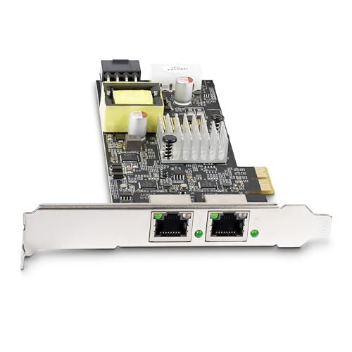 StarTech.com 2-Port 2.5Gbps PoE Network Card - Intel I225-V