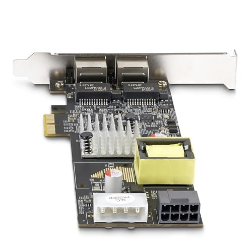 StarTech.com 2-Port 2.5Gbps PoE Network Card - Intel I225-V