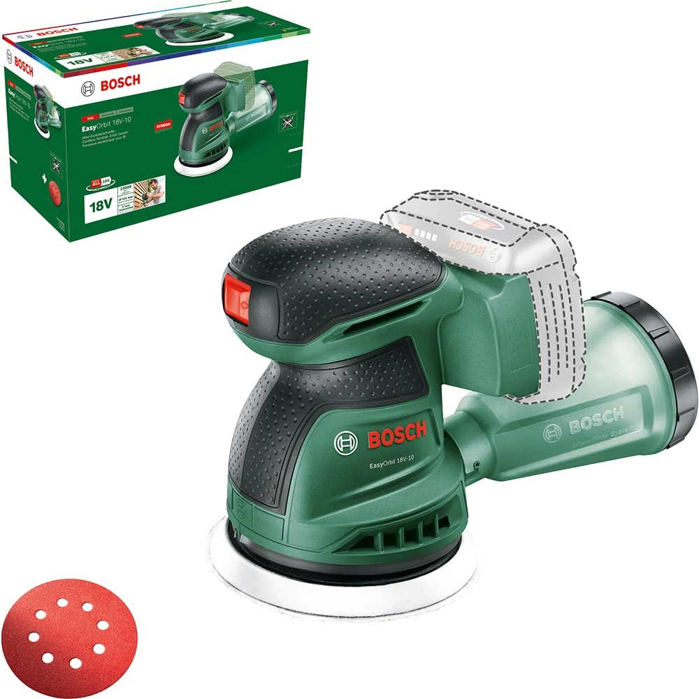 BOSCH Cordless Random Orbit Sander - EasyOrbit 18V10 - 125 mm - Without accessories