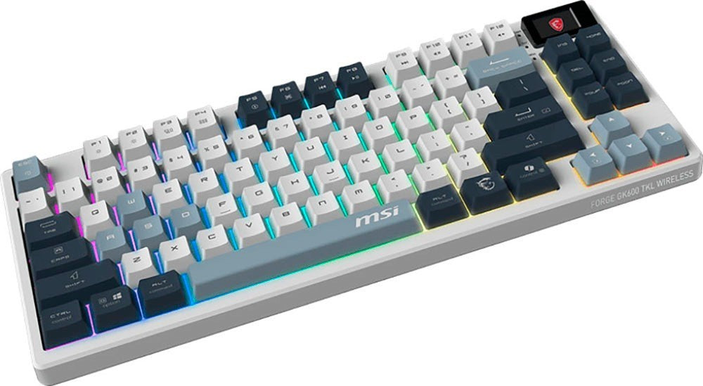 MSI Forge GK600 TKL W Sky DE GAMING Keyboard Black S11-43DEP01-HH9