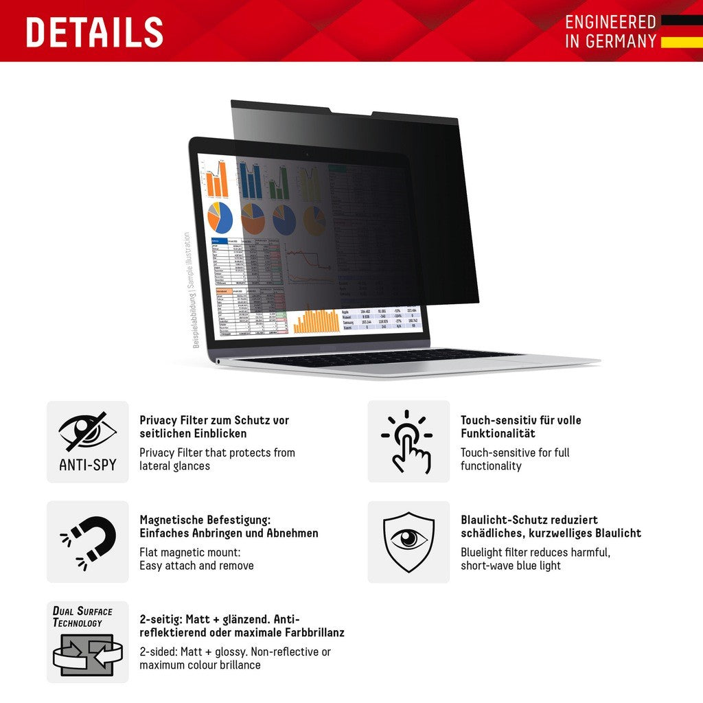 E.V.I. DISPLEX Privacy Safe MS Surface Laptop 2 2099
