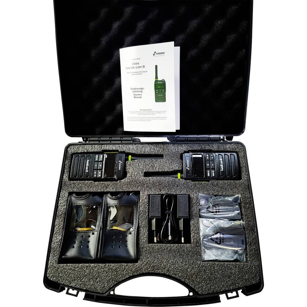 stabo freetalk com III, IP54 Certified Professional Communication Device for Construction Sites