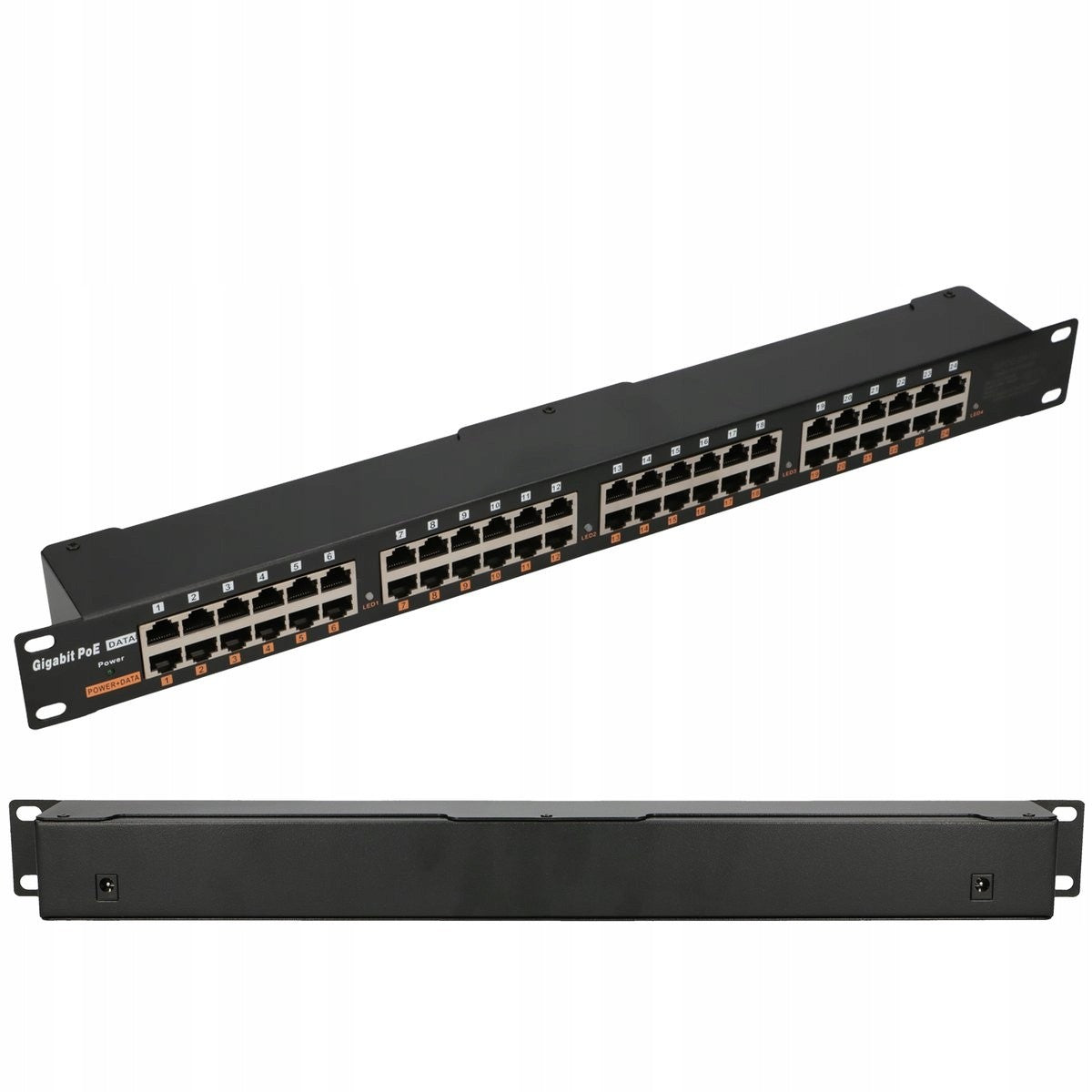 Extralink Gigabit PoE Injector 24 Port Rackmount 1000Mb/s RJ45 24x