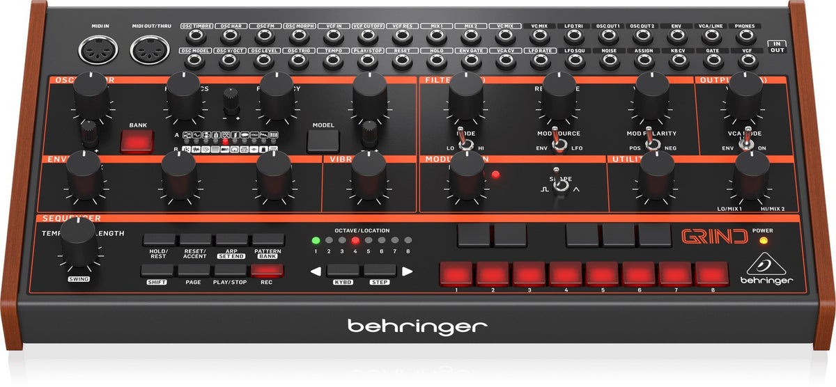 Behringer GRIND Hybrid Synthesizer - Versatile Sound Creation