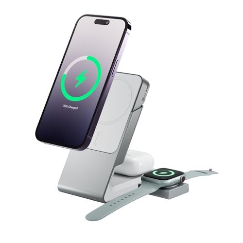 Alogic Matrix+ 3-in-1 Magnetic Charger Power Bank AW Puk White MSPBDDAWCWH-G