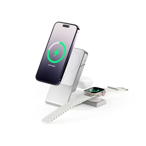 Alogic Matrix+ 3-in-1 Magnetic Charger Power Bank AW Puk White MSPBDDAWCWH-G